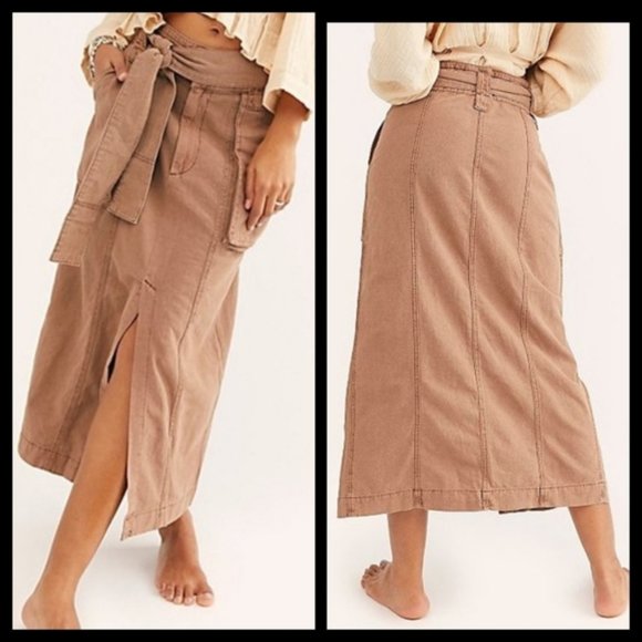 Free People Dresses & Skirts - Free People Catching Feelings Utility Skirt 4 NWT